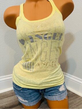 Victorias Secret Angel Supermodel Essentials Racerback Y2K Vintage Tank Top XS